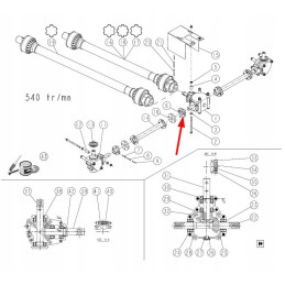 914074 krumpliaračio veleno korpusas