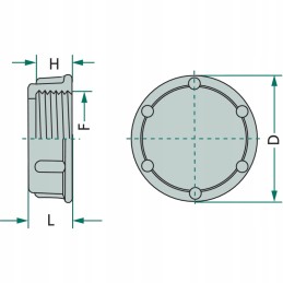 Kištukas 1 2 31 mm 6702102020