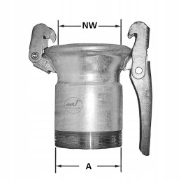 Moteriška jungtis 100x4 su itališku Bersell tipo sriegiu