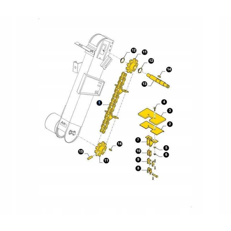 Tiekimo grandinė New Holland tx 80429214 cnh