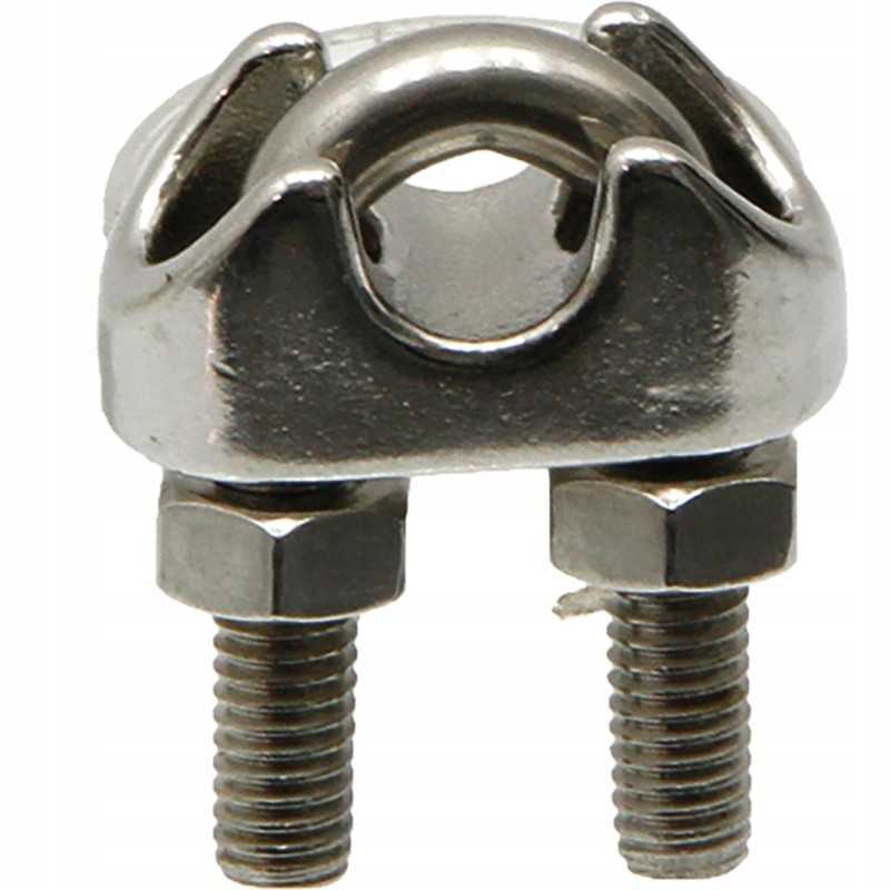 Nerūdijančio plieno troso spaustukas 6 mm din 741