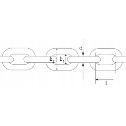Barstytuvo grandinėlė 8x31 mm kaina už metrą