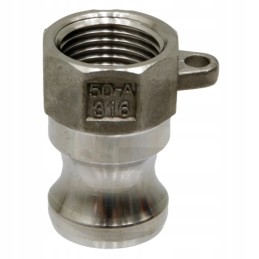 Camlock lizdas 2 1 2 BSP nerūdijančio plieno