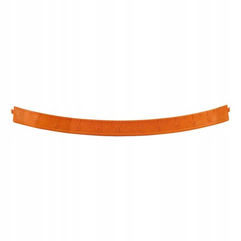 Amazone dešinioji skalė, oranžinė