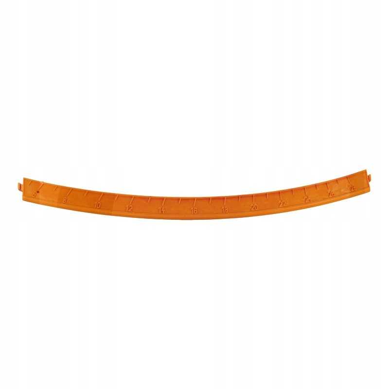Amazone dešinioji skalė, oranžinė