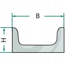 Grindų konvejerio juosta uh 25 xb profilis