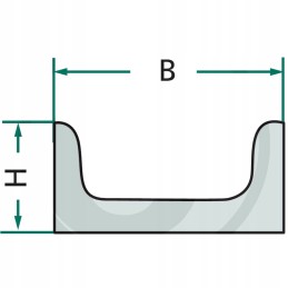 Grindų konvejerio juosta uh 25 xb profilis