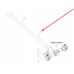 58260590 pusės veleno pavara