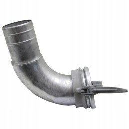 Alkūnė 90, kištukas su žarnos įvore, cinkuotas