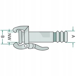 Kaištis su žarnos galu, Perrot sistema 108 4 1