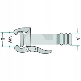 Kaištis su žarnos galu, Perrot sistema 108 4 1
