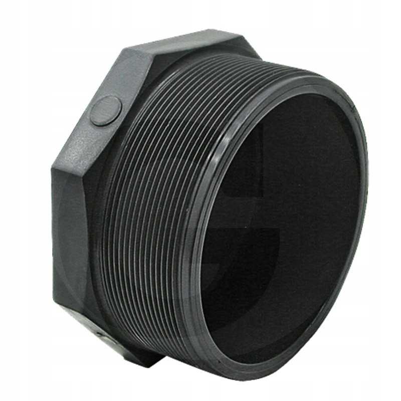 PVC kištukas su sriegiu u 1 1 2 16 bar 55mm