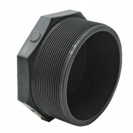 PVC kištukas su sriegiu u 1 1 2 16 bar 55mm