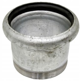 Lizdas su išoriniu sriegiu 89 mm, 3 cinkuoti