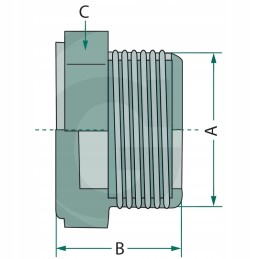 PVC srieginis kamštis u 1 2 16 bar 27x18 m