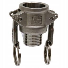 Camlock kištukas 1 BSP nerūdijančio plieno 16 barų