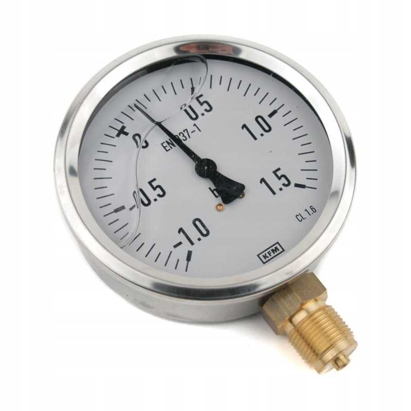 Vakuuminio manometro sriegis M20x1 5 fi 100 su glicerinu