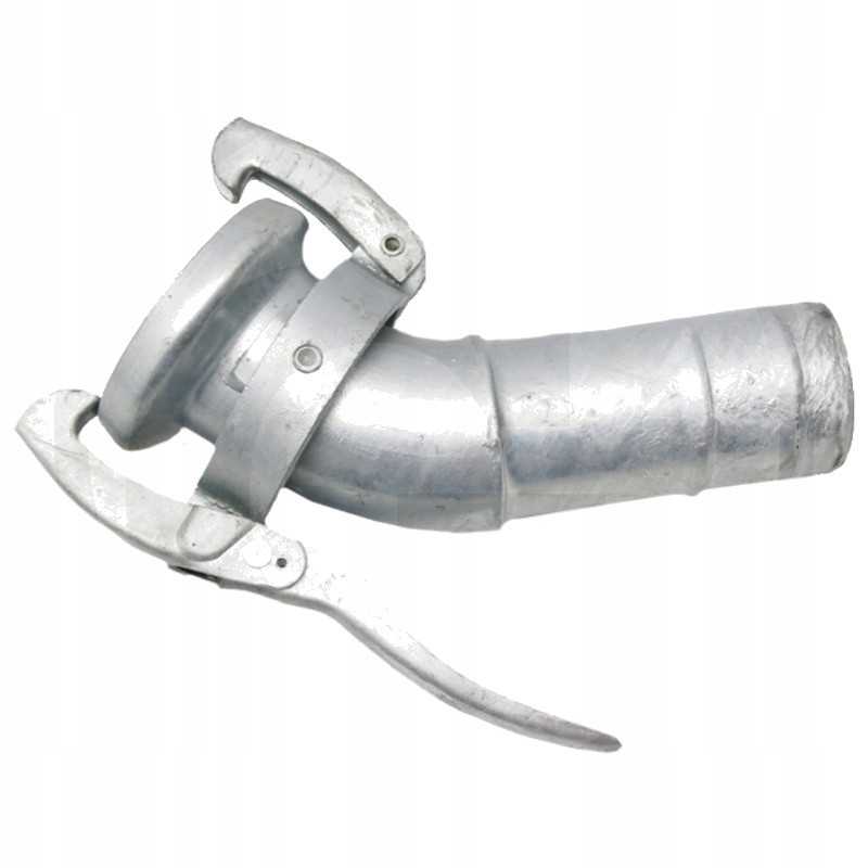 Alkūnė 45, kištukas su žarnos mova, cinkuotas