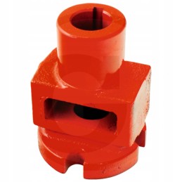 Galas jungia mėšlo kratytuvą