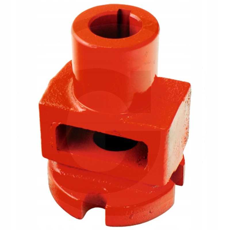 Galas jungia mėšlo kratytuvą