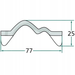 Kemper grindų konvejerio juosta, speciali versija