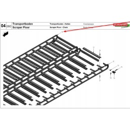 606030012 sustiprintos barstytuvų grandinės komplektas