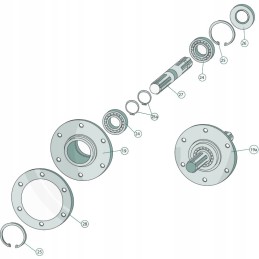 Bendras pavaros galvutės komplektas 19a 19a