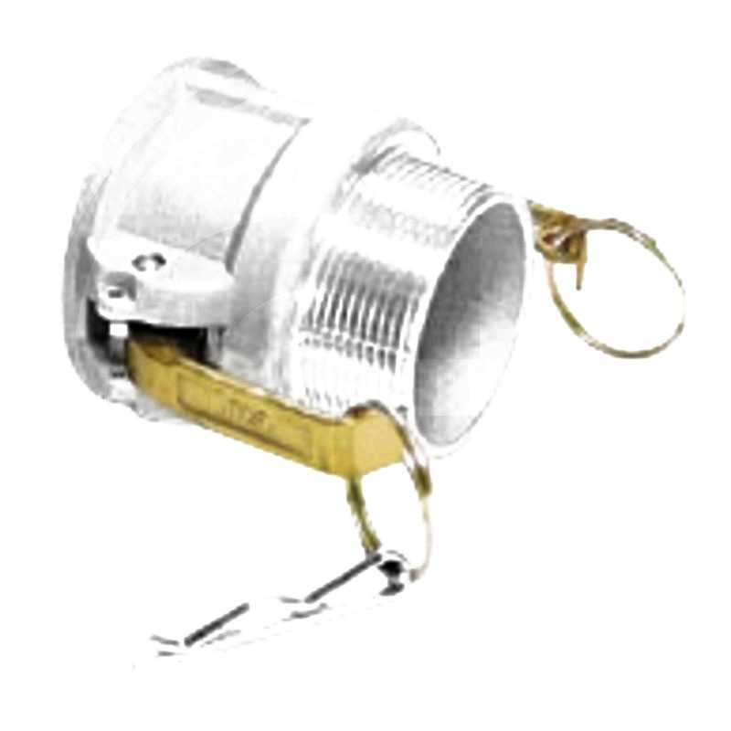 Kištukas su išoriniu sriegiu, Camlock B sistema, aliuminis 3