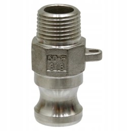 Camlock lizdas 2 1 2 BSP nerūdijančio plieno