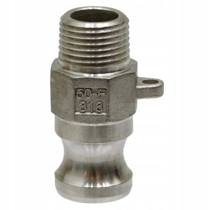 Camlock lizdas 2 1 2 BSP nerūdijančio plieno