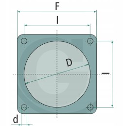 Plieninis flanšas plokšteliniam sklendei 0080 8f2 dalis