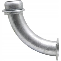 90° alkūnė su flanšu ir lizdu, itališka sistema