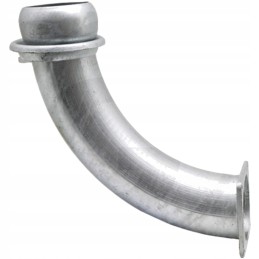 90° alkūnė su flanšu ir lizdu, itališka sistema