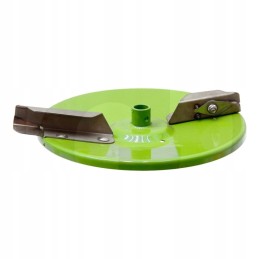 Sukratoma plokštelė už kairiųjų siūbuojančių ašmenų