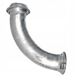 90° alkūnė su kištukine jungtimi ir movos jungtimi