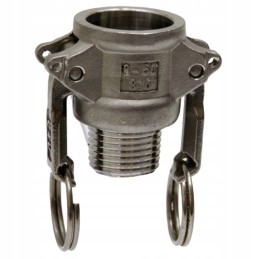 Camlock kištukas 2 1 2 BSP nerūdijančio plieno 16