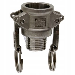 Camlock kištukas 2 1 2 BSP nerūdijančio plieno 16