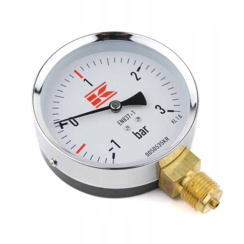 Slėgio matuoklis 100 mm sriegio 1 2 colių 3 barų bakas