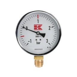 Slėgio matuoklis 100 mm sriegio 1 2 colių 3 barų bakas