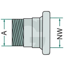 Lizdas su sriegiu, išorinė sistema ūkininkas 76
