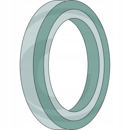 „Jurop“ sandarinimo žiedas 65 x 45 x 8 mm 58 5