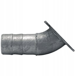 Alkūnė 45, flanšas x žarnos galas, cinkuotas o