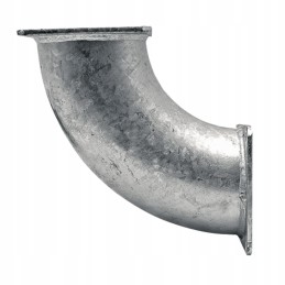 Alkūnė 90 2x karštai cinkuota flanšas 6