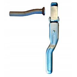 Šoninis užraktas, anga apačioje, kairė kaištis