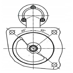 Starteris 12v 3 1 case ih international harv