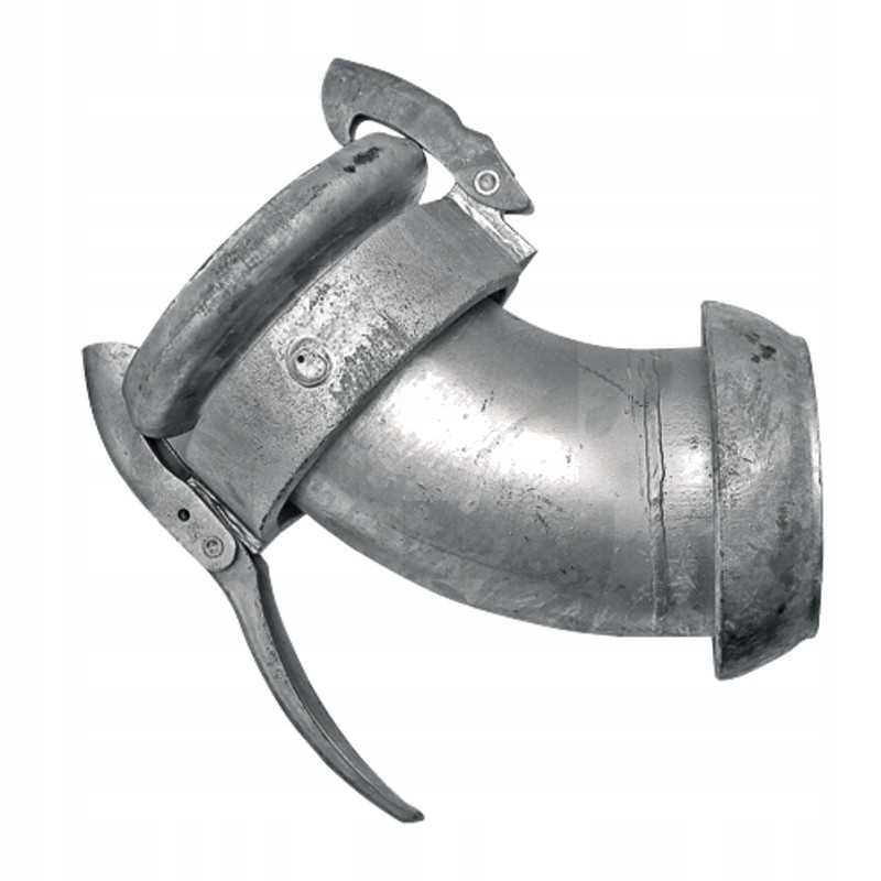 Alkūnė 45, kištukas su lizdu, karštai cinkuotas