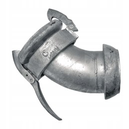 Alkūnė 45, kištukas su lizdu, karštai cinkuotas