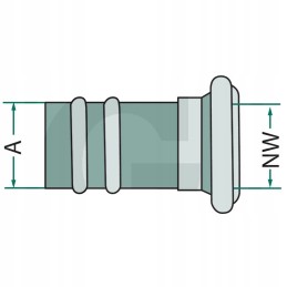 Lizdas su žarnos galo sistema ūkininkas 133 5