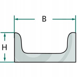 Grindų konvejerio juosta uh 25 xb profilis
