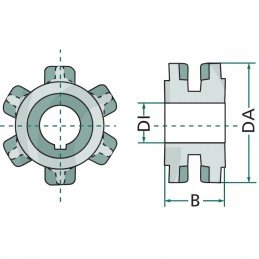 Grandininis ratas 10 x 31 6 b